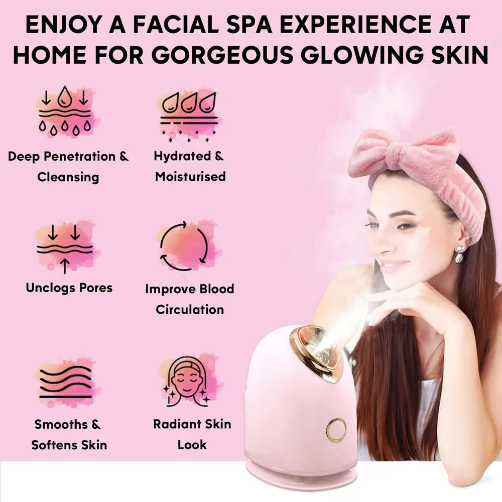 Ikamuel Face Steamer Spa Kit – Complete At-Home Spa Experience for Radiant, Rejuvenated Skin