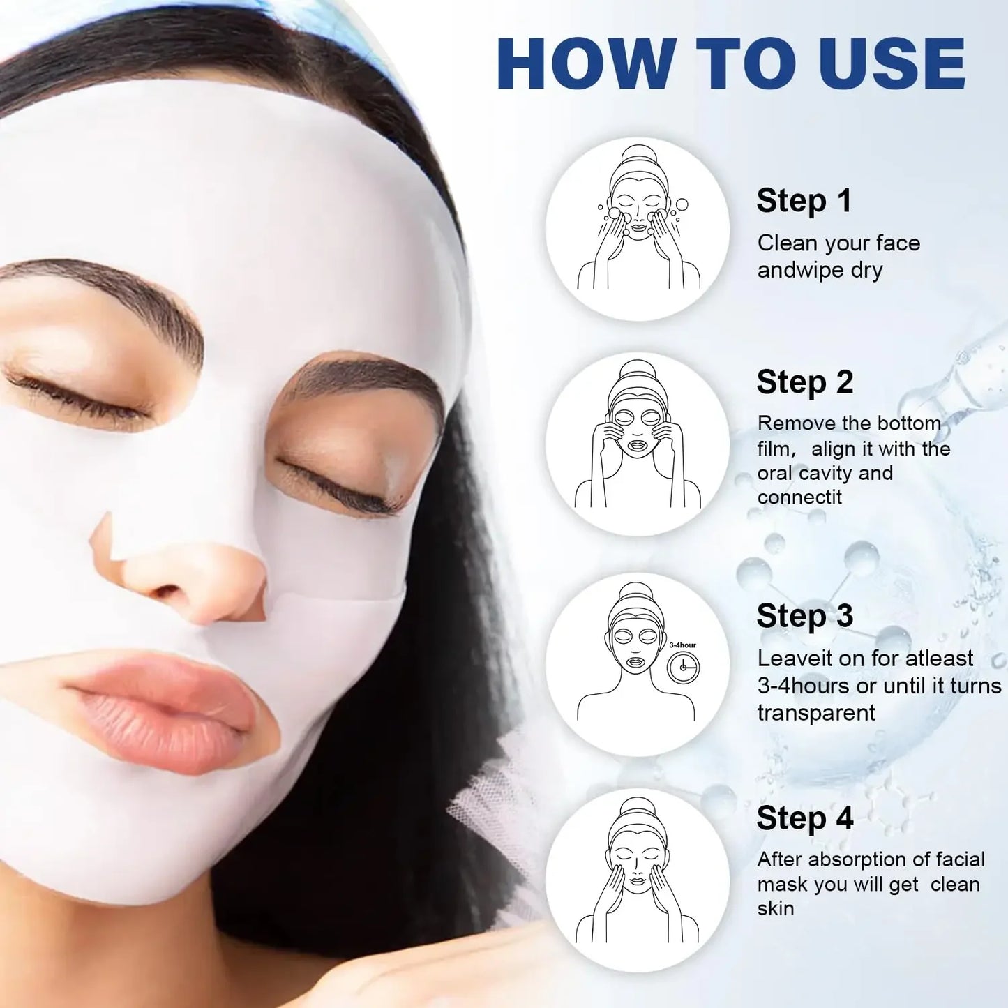 Ikamuel Deep Collagen Anti-Wrinkle Lifting Face Mask – Rejuvenate & Hydrate Your Skin